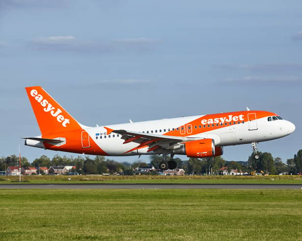 An easyJet plane travelling from the UK was forced to make an emergency landing