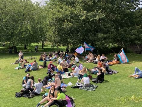 People were enjoying a picnic on Castle Park when they were attacked