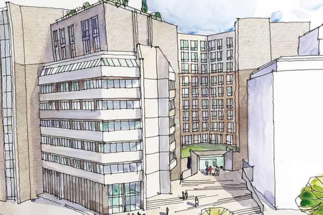 How the front of the transformed Bristol 360 at the Bearpit could look like