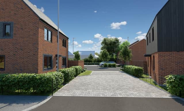 An artist’s impression of how the new homes in Yate could look
