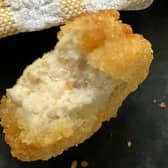 Isaac Smith claims he found a shard of glass in the chicken nugget bought from his local Lidl