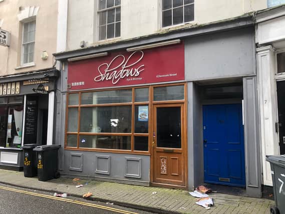 The former massage parlour could become a Chinese restaurant