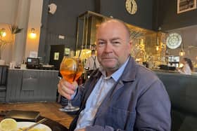 Mark Taylor tucks into another Aperol Spritz and lobster Benedict, part of a bottomless brunch at Browns