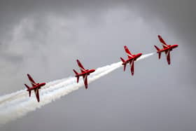 The Red Arrows have two displays this weekend 
