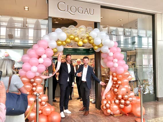 TV star Gethin Jones opens the first Bristol store for Welsh jewellery brand Clogau at Cribbs Causeway
