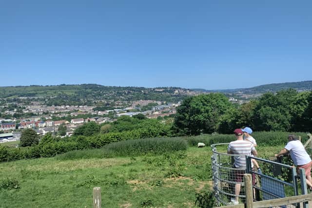 The view looking out to Bath from the city farm is incredible