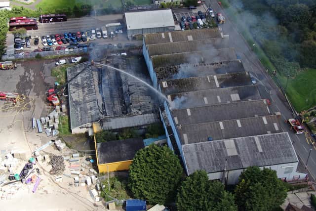 Bristol City Council say the former Whitchurch Sports Centre was secured in the weeks up to the blaze