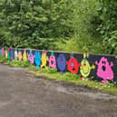 We found a couple of Bumpsys next to Bennett’s Patch and White’s Paddock Nature Reserve, including a wall full of Mr Men characters.