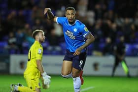 Jonson Clarke-Harris has three League One clubs chasing his signature. (Photo by David Rogers/Getty Images)