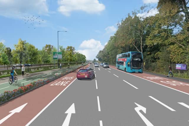 How the A4 Bath Road between Brislington and Hicks Gate could look like