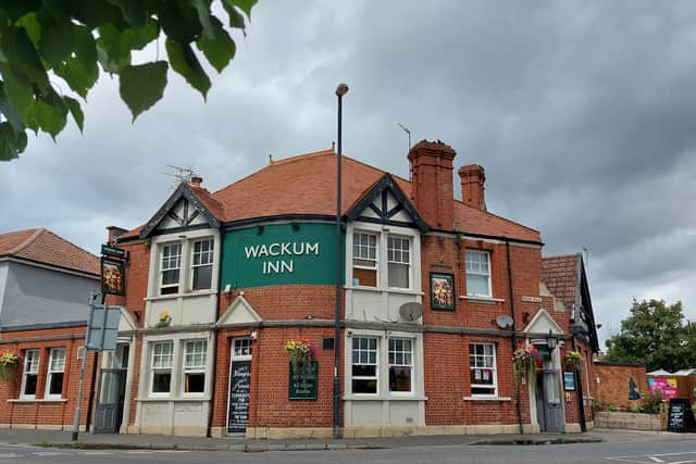 The Wackum Inn on Whitehall Road is a popular community pub with a reputation for its burgers