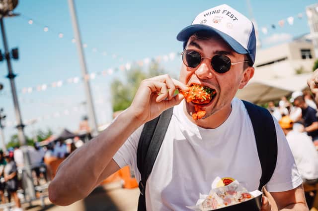 Around 100,000 chicken wings will be consumed over the three-day event in Bristol harbourside