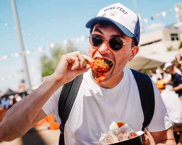 Around 100,000 chicken wings were consumed over the three-day event in Bristol harbourside