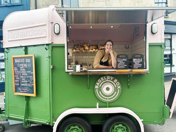 Bagelry Box is the latest food business to open at Cargo 2 in Wapping Wharf