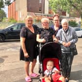 One of the city’s most deprived areas, but also one with a resilient community. Here’s Sue Derrick, left, with  other Knowle West residents outside the old Filwood Broadway cinema. 
