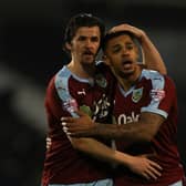 Andre Gray and Joey Barton played alongside each other at Burnley. (Photo by Richard Heathcote/Getty Images)