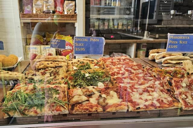 The counter at Taste of Napoli in Broadmead