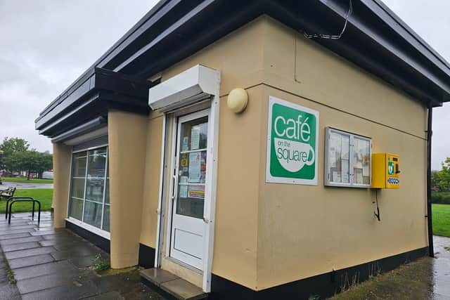 The cafe used to be the local toilet block in Sea Mills