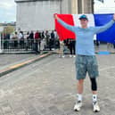 Bristol student Lucca Froud at the Arc de Triomphe in Paris
