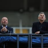 Gary Lineker and Alan Shearer commented on a Leicester City v Bristol City matter. OWEN HUMPHREYS/POOL/AFP via Getty Images)