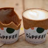 Zero Green, a zero waste store in Bedminster, has started using edible coffee cups. The ‘Cupffee’ cups are made from a thicker version of an ice cream cone, but taste similar and will easily last long enough before they go soggy