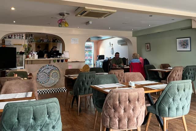 Inside Coffee and Pitta House in Filton