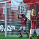 Tommy Conway of Bristol City celebrates on EA FC 24. (Image: EA FC 24)
