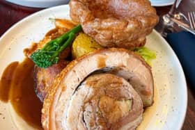 One of the Sunday roast options at Bristol restaurant Caper and Cure