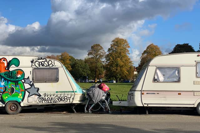 There are around 60 van dwellers parked on The Downs although locals BristolWorld spoke to didn’t think they were necessarily responsible for fly-tipping
