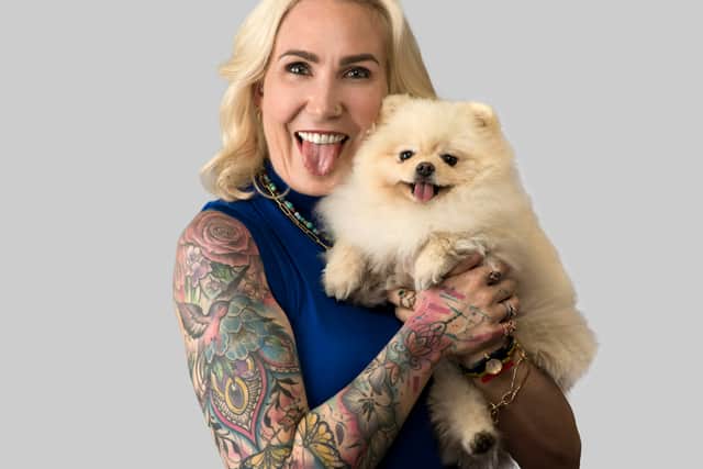 Lawyer Alice Stephenson has always loved tattoos and has ink covering her right arm, neck, chest and back