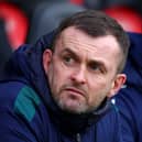 Nathan Jones is said to be one of three men Bristol City want to talk to. (Photo by Bryn Lennon/Getty Images)