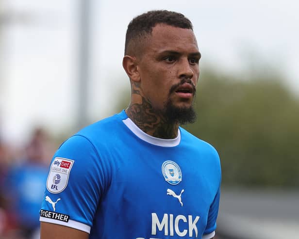 Peterborough United expect Jonson Clarke-Harris to leave in January. (Photo by Pete Norton/Getty Images)