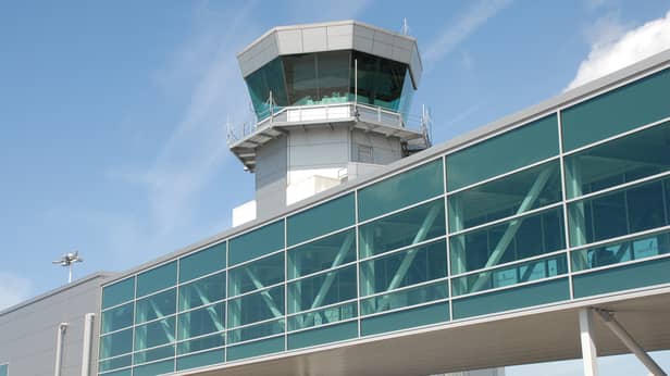 Work has begun on refurbishing Bristol Airport’s air traffic control tower