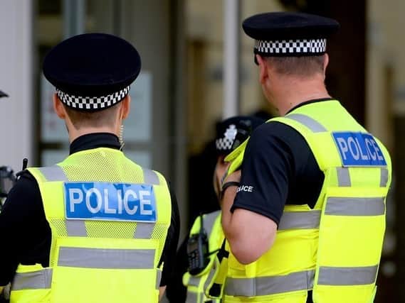 Three men were arrested in Broadmead yesterday