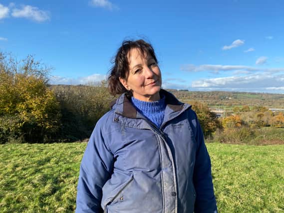 Bristol's last remaining working farmer Catherine Withers at Yew Tree Farm