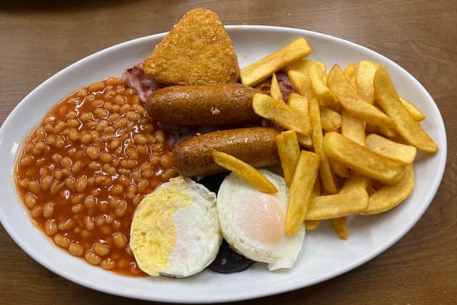 The Mario's Special breakfast at Mario's in Stockwood