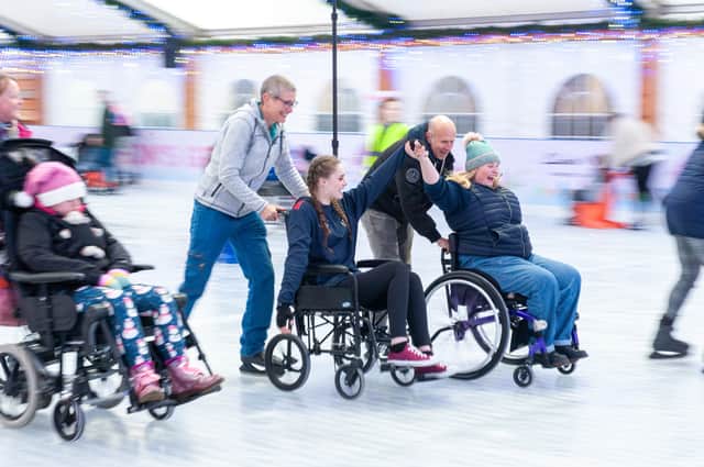 The Clarks Village ice rink is open daily, excluding Christmas Day, from now until January 7