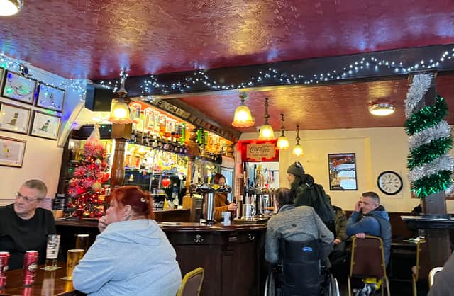 The cosy interior of The Barley Mow in Bedminster