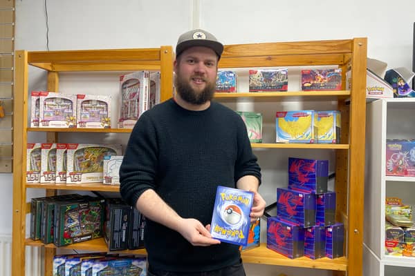 Sam Jackway has opened a new shop where people can buy, trade and play Pokémon cards  