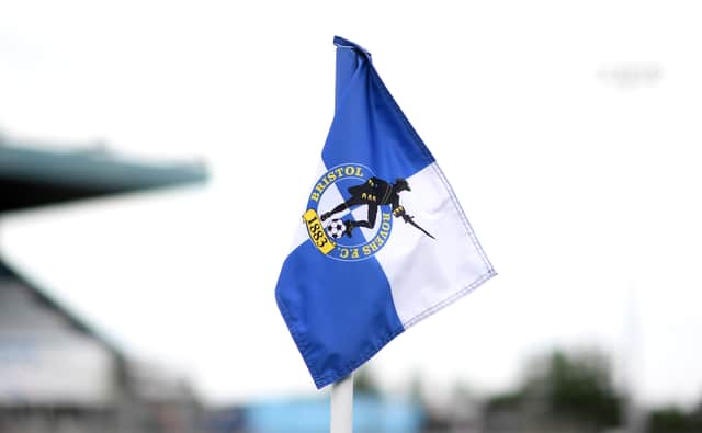 Bristol Rovers corner flag 