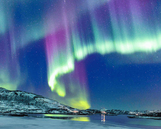 The Northern Lights are a majestic natural phenomenon 