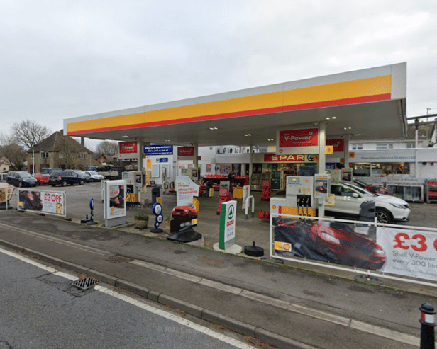 A man sprayed a group of boys near the Shell Petrol Station on Westerleigh Road in Yate before speeding off