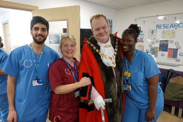 The Lord Mayor of Bristol, Paul Goggin, says the ECMO machine really was a 'miracle machine' for him 