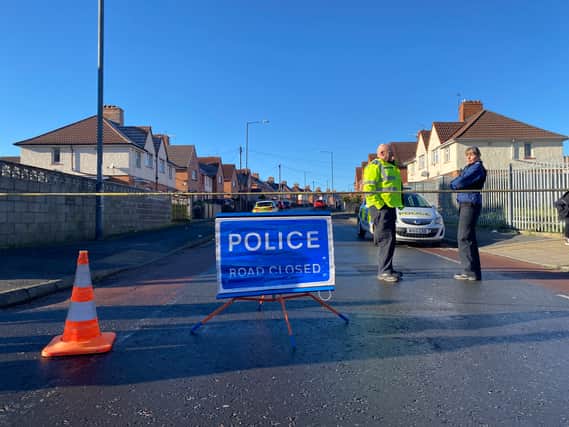 Ilminster Avenue in Knowle West has been cordoned off by police