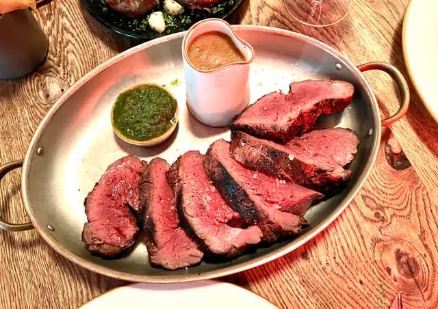 The chateaubriand steak at Pasture