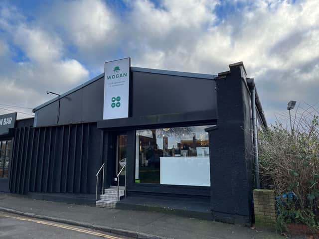 The brew bar is within the Wogan Coffee roastery and shop