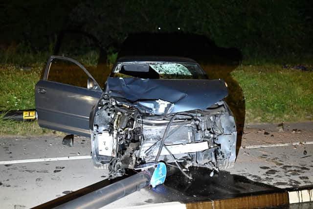 Lewis Payne's car mounted the kerb, crossed a cycle lane and struck Zac Betty
