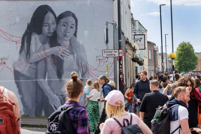 Upfest attracts thousands of people to the streets of Bedminster and Southville (photo: Paul Box)