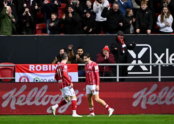 Bristol City have had a player included in the Championship team of the week. The Robins lost 3-2 to Ipswich Town on Tuesday night. (Photo by Dan Mullan/Getty Images)