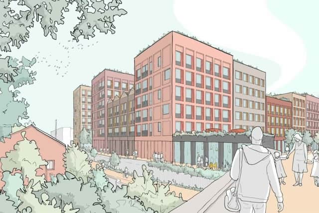 Hundreds of new homes are proposed in the Dings, including 637 student flats in the New Henry Street development  